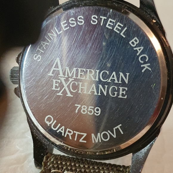 2 for $20😀American Exchange #7859 Black Field Watch for Men - Picture 3 of 3